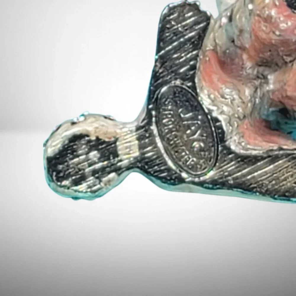 Jay Strongwater Seating Poodle Dog Mini Figurine with Swarovski Crystals - Picture 5 of 6